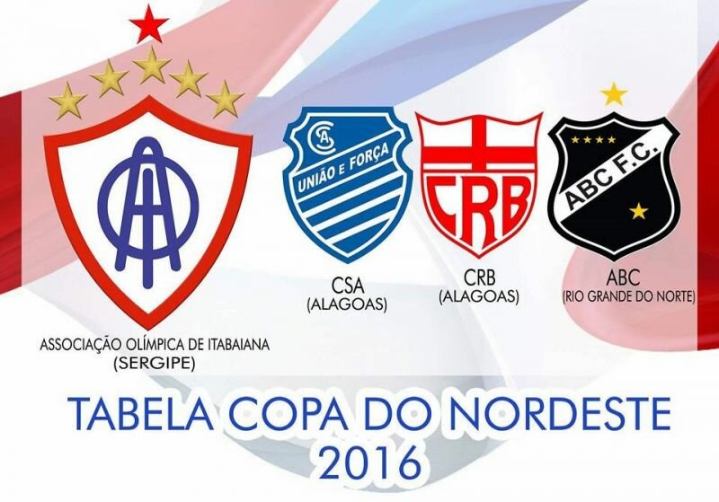 Definidos os adversários do Itabaiana na Copa do Nordeste 2017